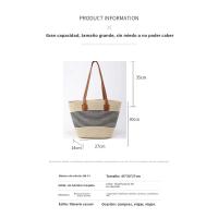 Bolso de paja para mujer nuevo bolso de hombro de gran capacidad para vacaciones al aire libre en la playa junto al mar - details 5