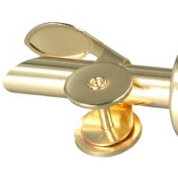 Decantador de tapa automática de acero inoxidable dorado, 4 piezas, tapa automática de acero inoxidable, tapón de vino - details 5