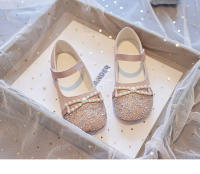 Zapatos de cristal agua pequeños zapatos de cuero zapatos de niños suela suave con vestido - details 13