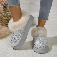 Botines de mujer de felpa cortos de moda con punta redonda Gran venta 2024 - details 7