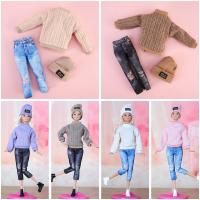 Juego de accesorios de muñeca de juguete para niños, Ropa para Niñas, pantalones, ropa informal, sombreros, suéteres, 29 ~ 32cm, accesorios de ropa para muñecas, 1 Juego - details 4