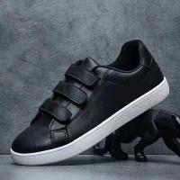 Zapatos blancos antideslizantes Para hombre, mocasines cómodos de skateboarding Para exteriores, zapatillas planas Para otoño, novedad - details 1