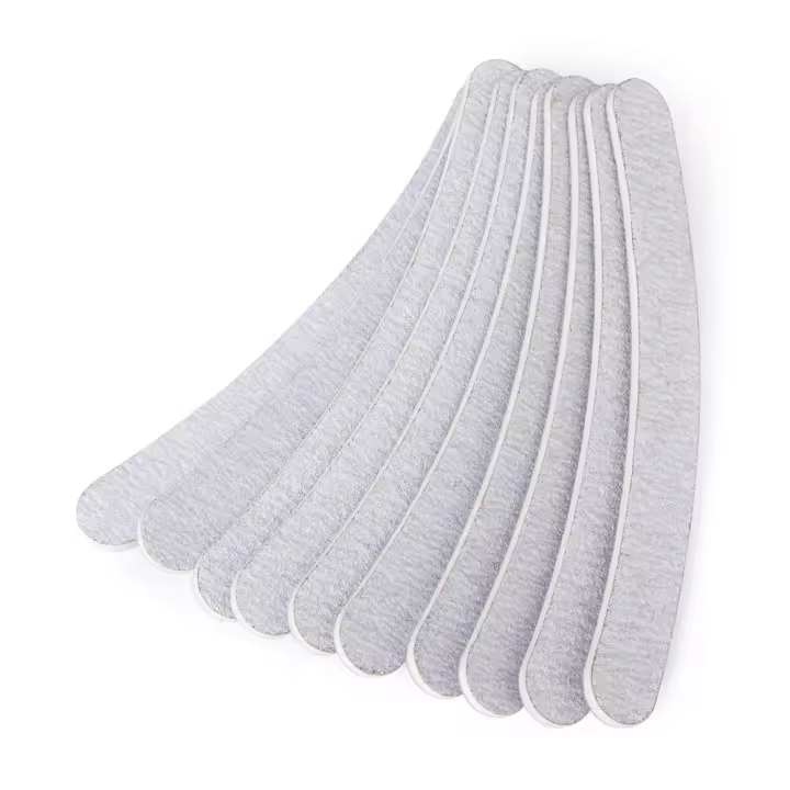 Limas profesionales para manicura y pedicura, juego de lijado de 5 piezas, herramientas de pulido curvo, papel de lija - 1