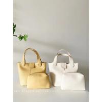 Bolso de cubo portátil de textura suave, cesta de verduras pequeña personalizada, bolso cruzado informal, versión coreana - details 2