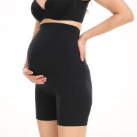 Pack De 3 Short De Seguridad Para Mujer Embarazada Bragas De Apoyo Abdominal Cintura Alta Sin Costuras Anti Rozaduras Material Algodón Y Spandex - details 3