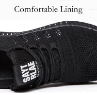 Zapatillas de deporte a la moda para hombre, zapatos informales de malla con cordones, zapatillas ligeras transpirables para caminar, zapatos para hombre de talla grande, zapatos Tenis de verano - details 6