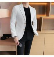Chaqueta informal para hombre, chaqueta para otoño, adelgazante, suaviza tu silueta, ropa profesional de negocios ligera a la moda - details 2
