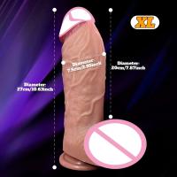 Leten-consolador realista grande para mujer, pene enorme, penetración, tapón Anal, correa, Vagina Sexy para adultos, orgasmo, masturbación, Juguetes sexuales para mujer 18+ - details 10