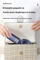Ventilador Portátil de Mano Ultra Silencioso 5 Velocidades USB C Mini Ventilador de Mesa con Pantalla LCD, Plegable con Cordón como Ventilador de Cuello - details 14