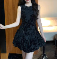 Moonlight Goddess: Vestido blanco de gasa para las vacaciones de primavera de los niños y falda con pellizcos en la cintura - details 5