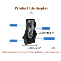 Soporte de Tobillo Deportivo Unisex Talón de Pie con Hebilla Elástica Protector de Lesiones y Sprains 1 Unidad - details 18