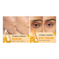 Set de cuidado de la piel con vitamina C, set de 6 piezas que incluye sérum tonificante, crema facial para ojos, protector solar, limpiador, hidratante profundo para la piel - details 5