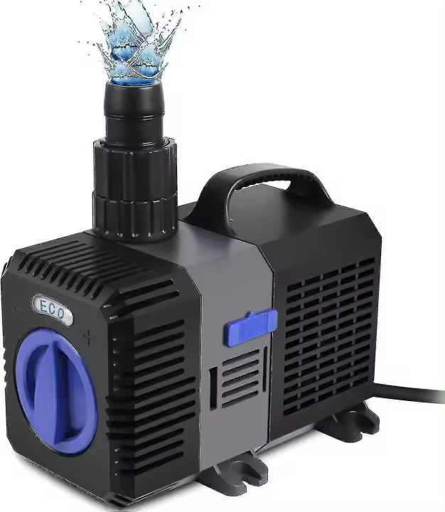 Bomba de Estanque Ecológica Super Bomba de Filtrado de Bajo Consumo para Estanques de Koi y Ríos - 1