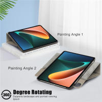 Funda de Tela Suave Xiaomi Tablet, Protector Inteligente con Soporte Giratorio 360 ​ ​ grados, para Mipad 5, Mi Pad 5 Pro, 11 pulgadas - details 5