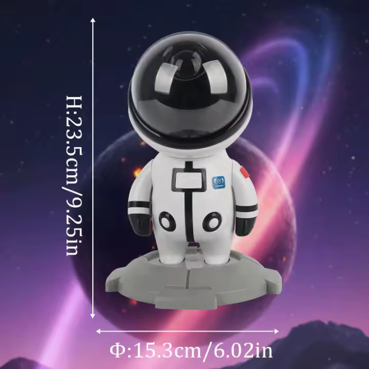 Nueva generación de astronauta cielo estrellado luz de proyección atmósfera gitana luz nocturna astronauta nebulosa luz colorida - 1