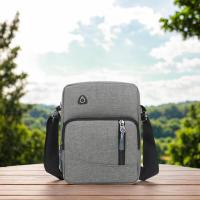 Bolso de hombro para hombre de poliéster DL-30 |   Ligero, blanqueado, impermeable |   Diseño compacto con compartimentos Conector para auriculares | - details 0