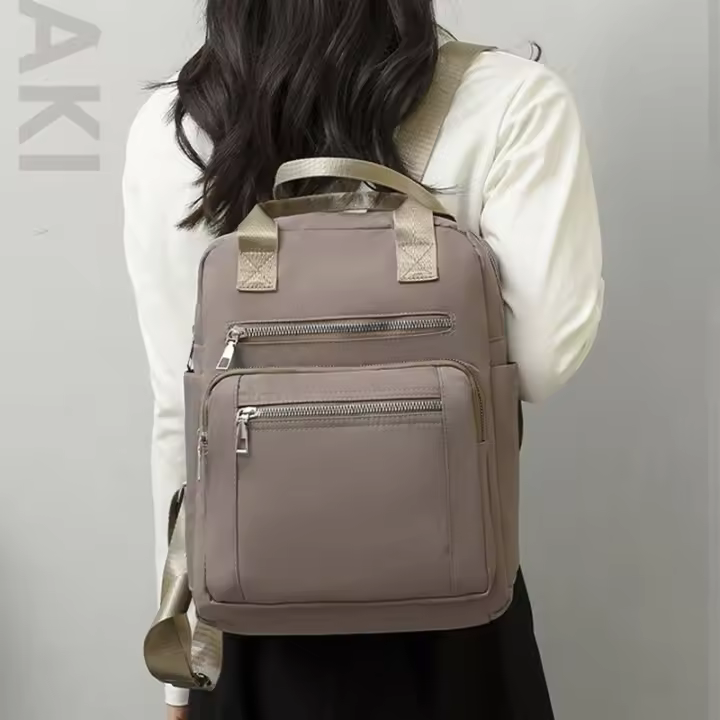 Mochila de Viaje Casual para Mujer Impermeable de Oxford, Gran Capacidad, Múltiples Functiones, Bolsa de Hombro para Escuela y Uso Diario - 1