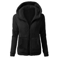 Sudadera con Capucha de Peluche para Mujer Ouwu Moda de Color Sólido, Ajuste Suelto, Estilo Tendencia 2024 - details 7