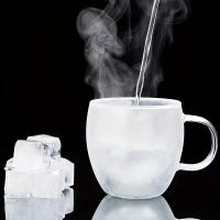 Taza De Café De Vidrio Borosilicato De Doble Capa 250ml Con Asa Resistente a Altas Temperaturas Para Jugos Leche Y Bebidas Calientes - details 4