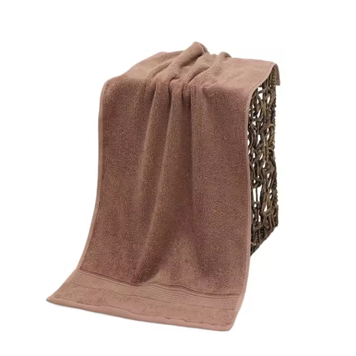 Toalla de baño, Marrón Chocolate, suave, absorbente, tocador, lavabo, ducha, sábana Premium - 1