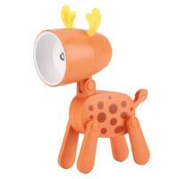 Mini lámpara de noche para el hogar, aspecto Adorable, botón plegable, alimentado por batería, luz LED, lindo perro de dibujos animados, ciervo - details 12