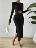Vestido de fiesta hueco para mujeres - details 3