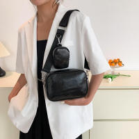 Bolso bandolera pequeño de piel sintética para mujer, bolso de hombro dorado, bolso de diseñador, bolsos de moda - details 4