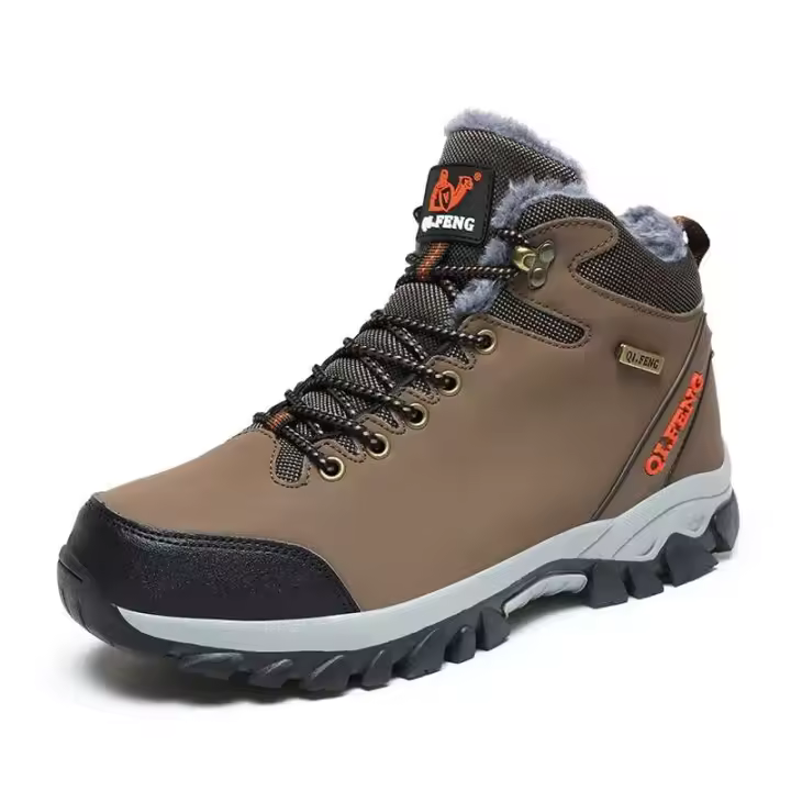 Zapatillas de deporte de algodón de diseñador para hombre, calzado deportivo de senderismo y Trekking de corte bajo con encaje, calzado cómodo para caminar para otoño - 1