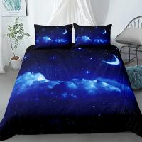 Conjunto de Cama de Estrellas Galaxia Cubierta de Edredón Suave para Niños y Niñas - details 6