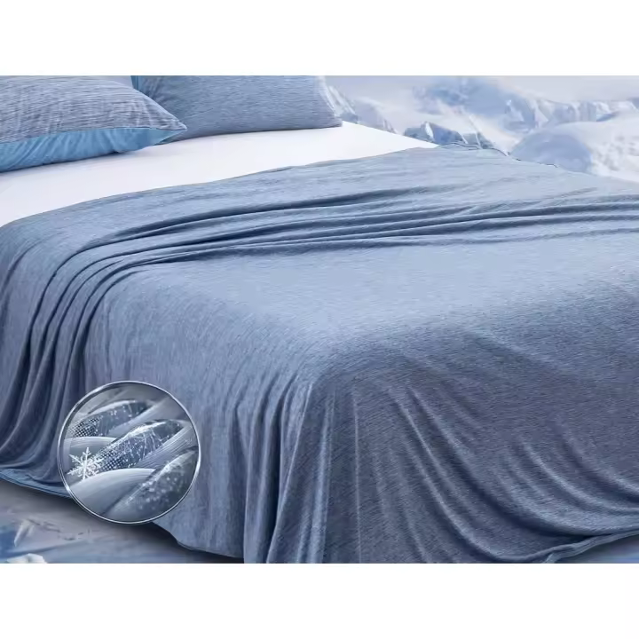 Manta de Frescor de Verano Fibra de Enfriamiento Japonesa Transpirable, Cómoda para Sofá y Cama - 1