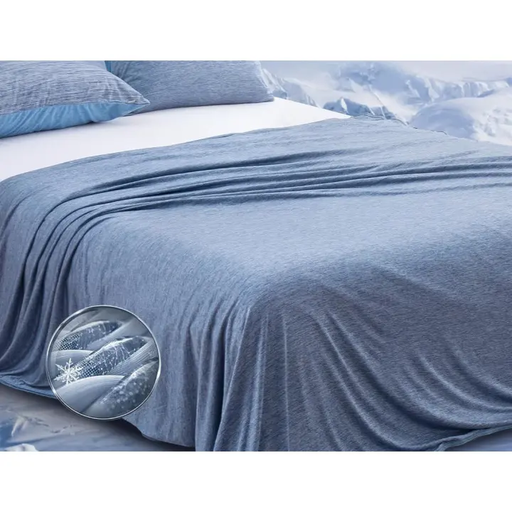 Manta de Frescor de Verano Fibra de Enfriamiento Japonesa Transpirable, Cómoda para Sofá y Cama - 1
