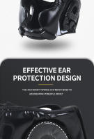 Casco de boxeo Muay Thai MMA para niños y adultos, equipo de entrenamiento con máscara de Taekwondo, artes marciales, Sparring, Protector de cabeza, nuevo - details 2