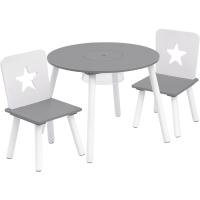 para Niños Mesa Redonda y 2 Sillas en Edad Preescolar Muebles para Niños - details 0