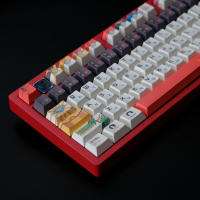 Teclas, sublimación de 5 caras 2512 cuerpo PBT original, teclado mecánico, ergonomía（Teclado no incluido) - details 12