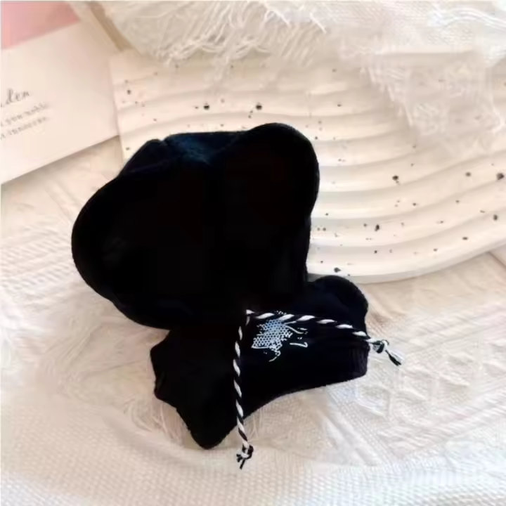 Traje con capucha, ropa de muñeca de algodón, dibujos animados Kawaii, sin atributos, ropa para muñecas, vestido encantador, accesorios para muñecas - 1