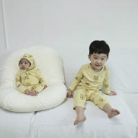 Conjunto de invierno para niñas Conjunto de ropa con estampado de oso lindo para niñas - details 4