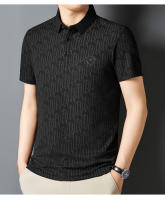 Camiseta de manga corta con estampado de solapa a la moda de verano, polo informal holgado y transpirable, top 2025 - details 6