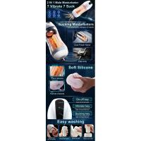 Masturbador masculino taza mamada automática sucking hine vagina real bolsillo coño vibrador oral masturbatio juguetes sexuales para hombres - details 0