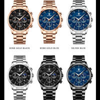 Reloj de Cronómetro Luminoso Impermeable de Lujo Militar POEDAGAR Regalo Perfecto para Hombres - details 2