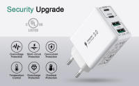 Cargador USB C de Carga Rápida Bloque de 4 Puertos, Dual PD+QC, Conector de Pared Tipo C Compatible con iPhone y Samsung Accesorios de Electrónica - details 4