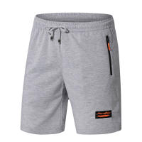 Pantalones cortos de algodón de los hombres casuales verano nueva moda con bolsillos laterales y cremallera pantalones de correr al aire libre - details 5