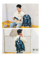 Mochilas impresas de moda para hombres y mujeres, estudiantes de secundaria y estudiantes de secundaria, interfaz usb, mochilas con patrones geométricos personalizados - details 2