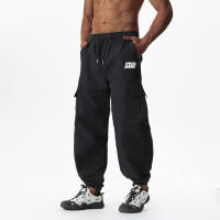 Pantalones cargo de moda de verano holgados de estilo coreano para hombre con piernas cónicas - details 3