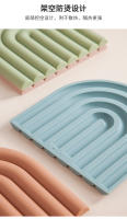 Mantel de Mesa de Silicona Arcoiris Posavasos Resistentes al Calor para Platos Calientes - details 6