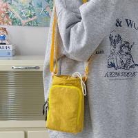 Bolsa portabotellas con correa para el hombro, bolso cruzado de nailon de secado rápido para botella de agua, con cordón abierto para manejar - details 11