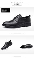 Primera capa de piel de oveja de los hombres de negocios casual zapatos de cuero formal zapatos de los hombres. - details 18