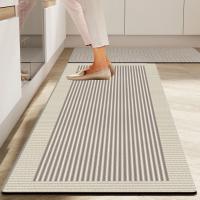 Alfombra de cocina de barro de diatomita súper absorbente, alfombra de tira larga, alfombra de cocina limpiable, alfombra de piso antideslizante para el hogar - details 7