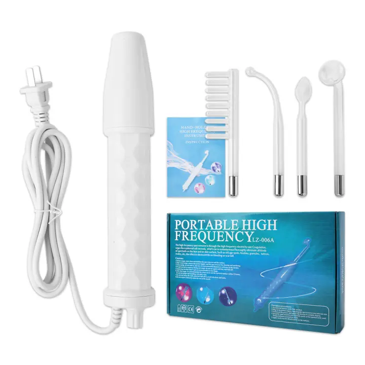 Peine de electroterapia de alta frecuencia para el cuidado de la piel, instrumento cosmético para salón de Spa, masaje, relajación y acné - 1