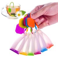 Infusor de silicona con forma de bolsa, colador de té, difusor de filtro de hojas, accesorios de cocina, accesorios de tetera, Color aleatorio, PC - details 3