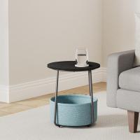 Mesa Lateral Redonda Moderna Espaciosa para Sala de Estar, Dormitorio, Mesita de Noche - details 45